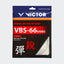 Garniture cordage badminton Victor VBS-66 Nano Blanc - 10m